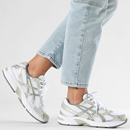 Asics - Sneakers Femme Gel 1130 1202A164 White Dried Leaf Green