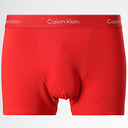 Calvin Klein - Juego De 3 Boxers 4566 Rojo Gris Claro Negro