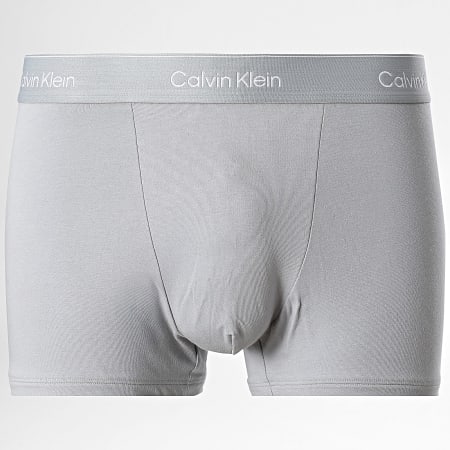 Calvin Klein - Juego De 3 Boxers 4566 Rojo Gris Claro Negro