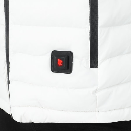 Comme Des Loups - Chaqueta de plumón con capucha blanca Victoria, mujer