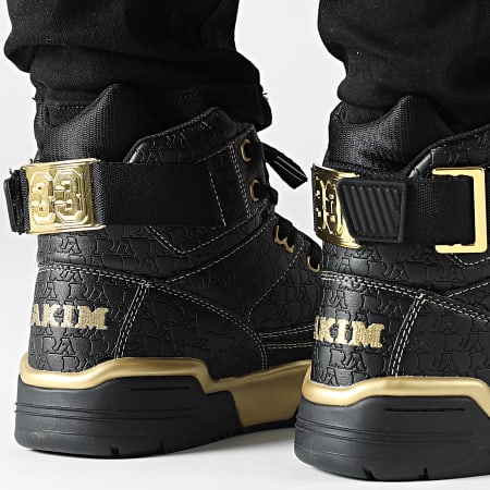 Ewing Athletics - Baskets Montantes Ewing 33 Hi X Rakim 1BM02398 Black Gold