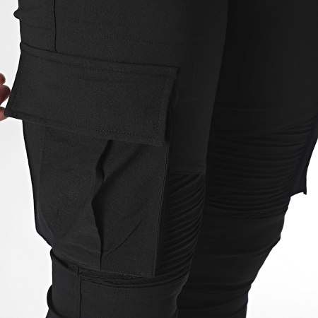 John H - Pantalon Cargo 345 Noir