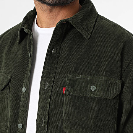 Levi's - Camisa manga larga relaxed fit 19573 Verde oscuro