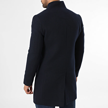 Mackten - Manteau Long 464 Bleu Marine