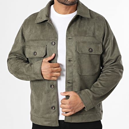 Deeluxe - Veste Boutonnée Crystian 05V6950M Vert Kaki