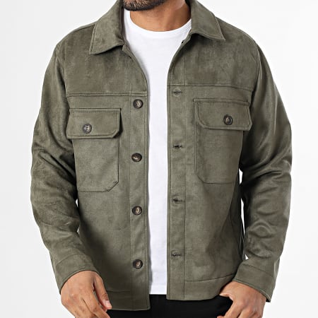 Deeluxe - Veste Boutonnée Crystian 05V6950M Vert Kaki