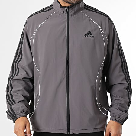 Adidas Originals - Veste Zippée Teamgeist JW5865 Gris Anthracite