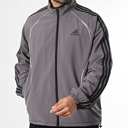 Adidas Originals - Veste Zippée Teamgeist JW5865 Gris Anthracite