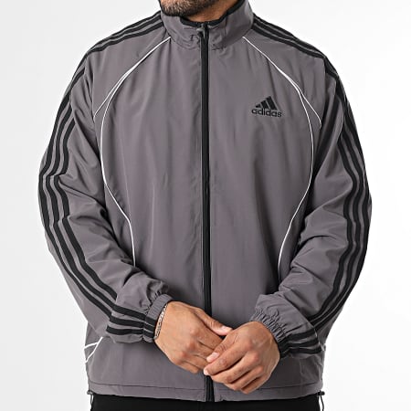 Adidas Originals - Veste Zippée Teamgeist JW5865 Gris Anthracite