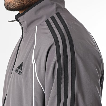 Adidas Originals - Veste Zippée Teamgeist JW5865 Gris Anthracite