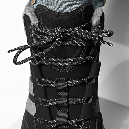 Adidas Sportswear - Baskets Montantes Hoops 4.0 Mid Winterized JQ5361 Core Black Grey Four