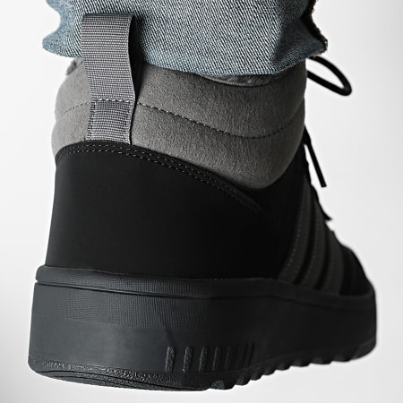 Adidas Sportswear - Baskets Montantes Hoops 4.0 Mid Winterized JQ5361 Core Black Grey Four