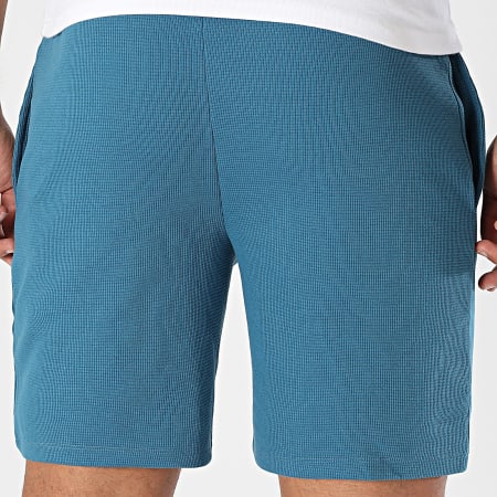 BOSS - Short Jogging Waffle 50535884 Bleu Canard