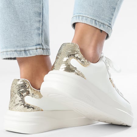 Guess - Baskets Femme FLFE10ELE12 White Gold