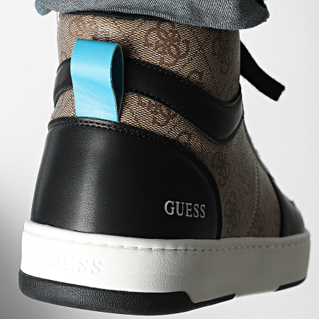 Guess - Baskets Montantes FMFICEFAB12 Beige Black
