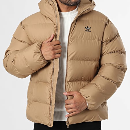 Adidas Originals - Commercial Hooded Down Jacket JX4121 Camel - Ryses
