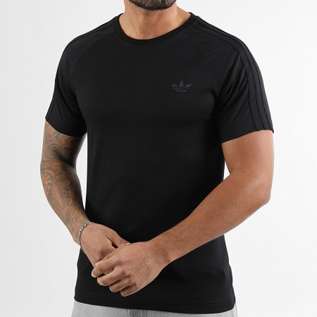 Adidas Originals - Tee Shirt A Bandes Tight 3 Stripes JX1542 Noir