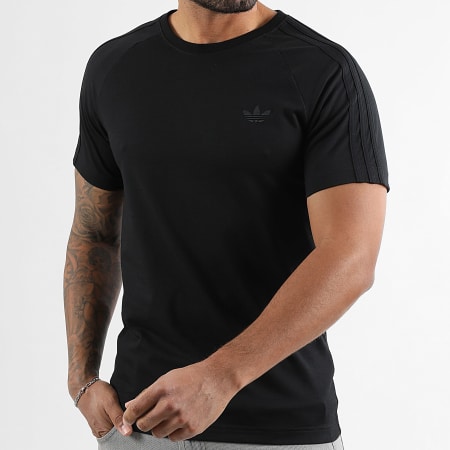 Adidas Originals - Tee Shirt A Bandes Tight 3 Stripes JX1542 Noir
