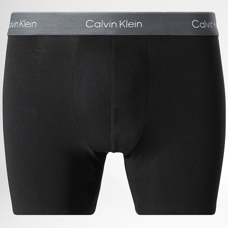Calvin Klein - Pack De 5 Boxers Brief 4395 Negro Gris Antracita Azul Real Azul Claro