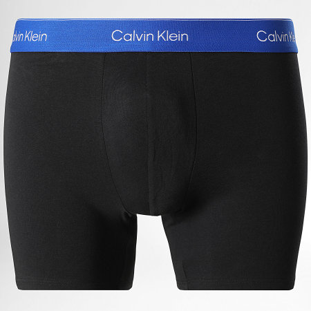 Calvin Klein - Pack De 5 Boxers Brief 4395 Negro Gris Antracita Azul Real Azul Claro