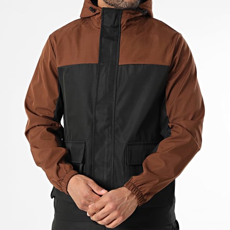 Classic Series - 239 Zwart Bruin Hooded Zip Jacket en Cargo Trousers Set