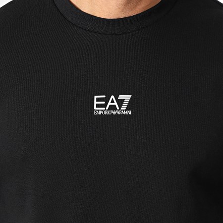 EA7 Emporio Armani - Sudadera con cuello redondo 8NPM34-PJVTZ Negro