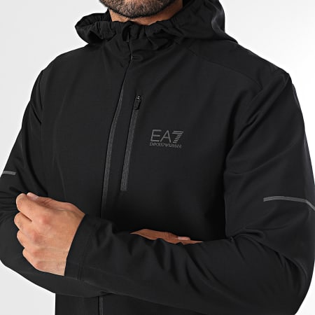 EA7 Emporio Armani - Veste Capuche Zippée 7M000639-AF16826 Noir
