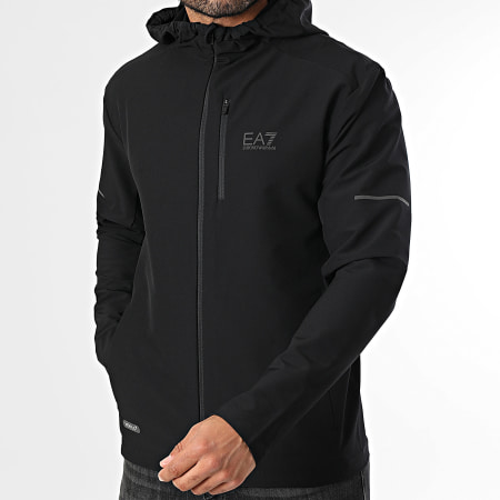 EA7 Emporio Armani - Veste Capuche Zippée 7M000639-AF16826 Noir