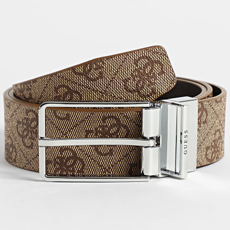 Guess - Cinturón reversible BMAGLO-P5235 Beige Marrón