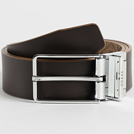 Guess - Cinturón reversible BMAGLO-P5235 Beige Marrón