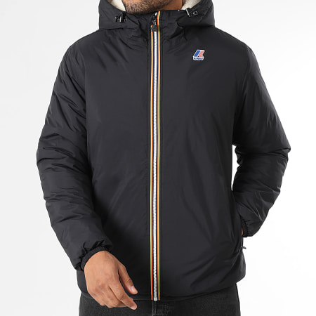 K-Way - Parka con cappuccio Le Vrai 4.0 Claude Orsetto K21515W Nero