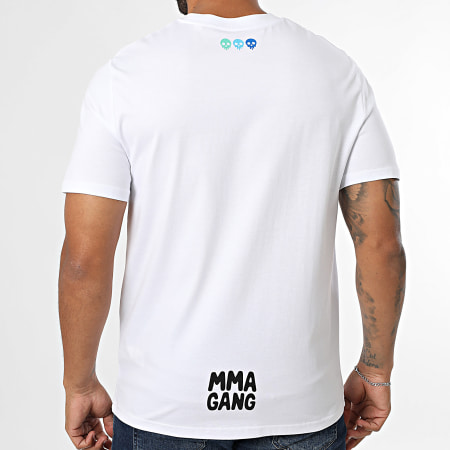 MMA GANG - Tee Shirt Oversize Large MMA GANG Bleu Blanc