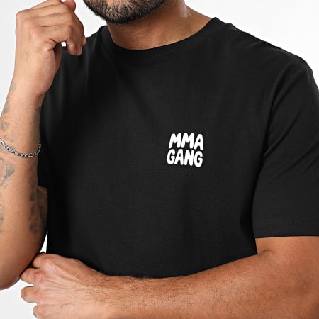 MMA GANG - Tee Shirt Oversize Large MMA GANG Bleu Noir