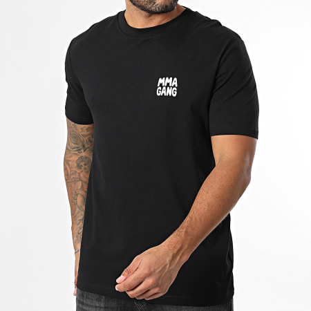MMA GANG - Tee Shirt Oversize Large MMA GANG Bleu Noir