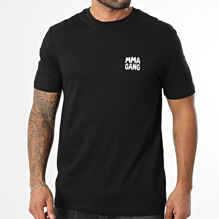 MMA GANG - Tee Shirt Oversize Large MMA GANG Bleu Noir