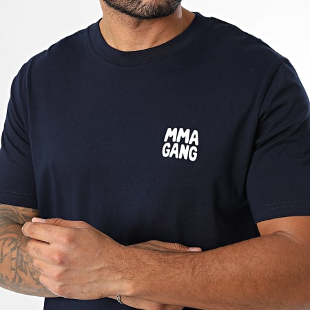 MMA GANG - Tee Shirt Oversize Large MMA GANG Bleu Bleu Marine