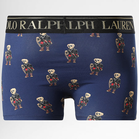 Polo Ralph Lauren - Lot De 2 Boxers Polo Bear Bleu Marine Rouge Noir Doré
