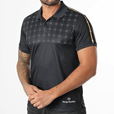 Sergio Tacchini - Polo Mamba a maniche corte a righe 41158 Nero