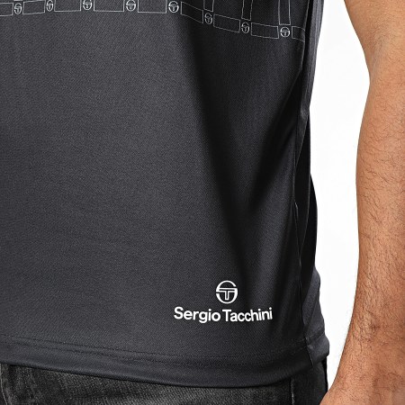 Sergio Tacchini - Mamba Stripe Tee Shirt 41159 Nero