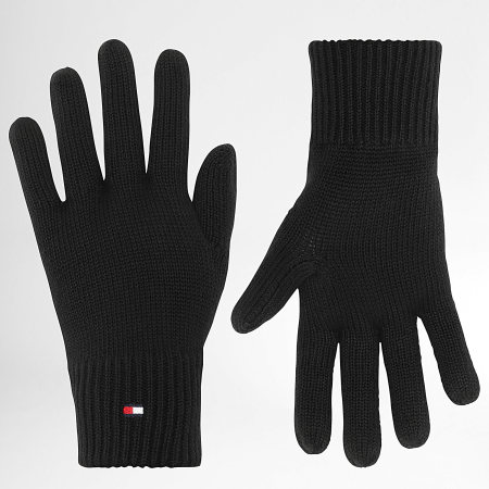 Tommy Hilfiger - Gants Essentials Flag 2845 Noir