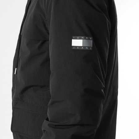 Tommy Jeans - Parka Longue Capuche City Ready 2251 Noir