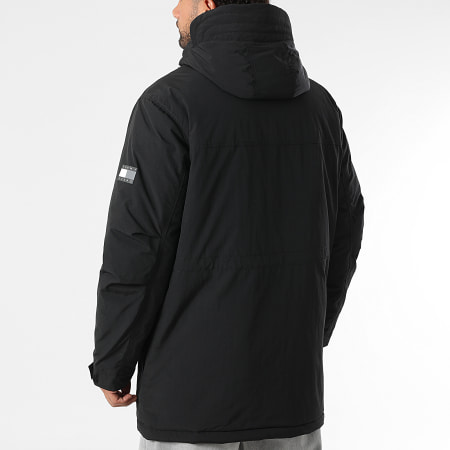 Tommy Jeans - Parka Longue Capuche City Ready 2251 Noir