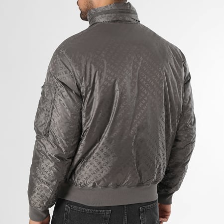 Armani Exchange - Zipped Hooded Jacket XM001088-AF16592 Grey - Ryses