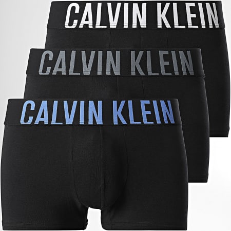 Calvin Klein - Juego De 3 Boxers NB3608A Negro Azul Gris Blanco