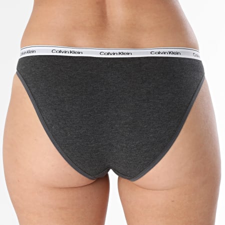 Calvin Klein - Icon Women's Logo QD5207E Pink Red Grey Charcoal 3-Pair Pack