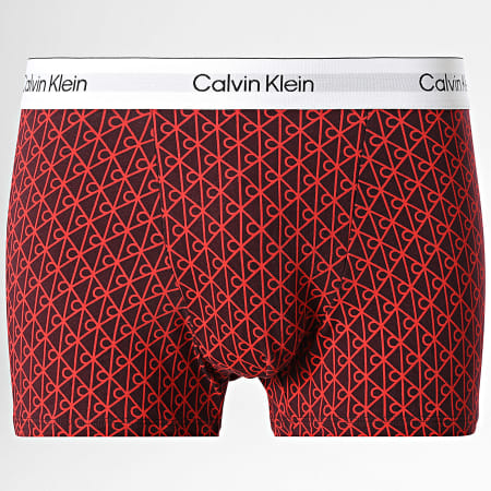 Calvin Klein Lot De Boxers 4566 Rouge Bordeaux Noir