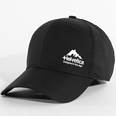 Helvetica - Casquette Wells Noir