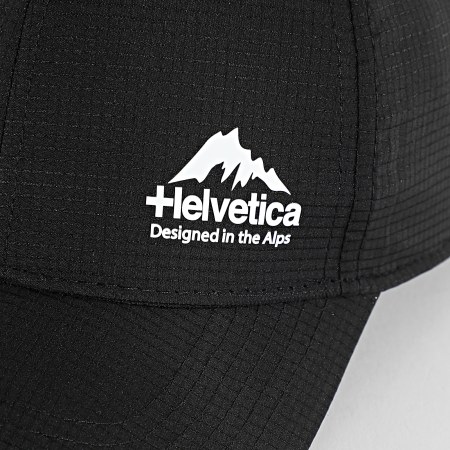 Helvetica - Casquette Wells Noir