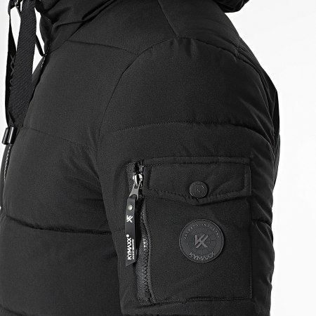 Kymaxx - Doudoune Capuche Noir