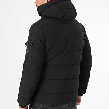 Kymaxx - Doudoune Capuche Noir